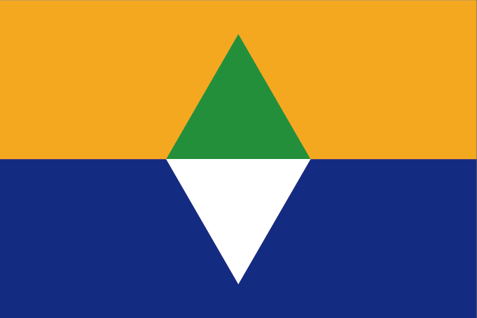 藍：海_綠：島，台灣_黃：天光_白：自由，正義_綠+白：菱形-_眼