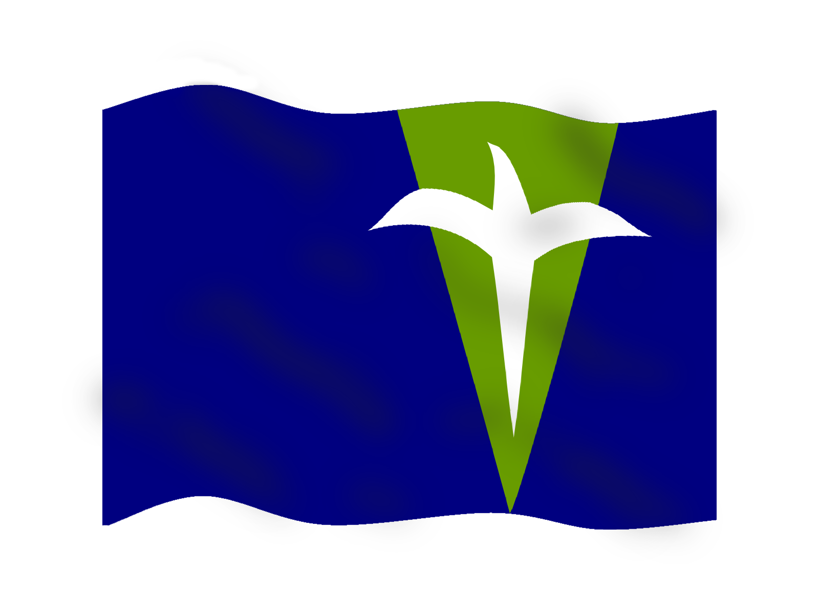 一年多前我重新開始設計台灣國旗時，頭幾個設計之一。當時我依舊想設計一個以百合花(1)