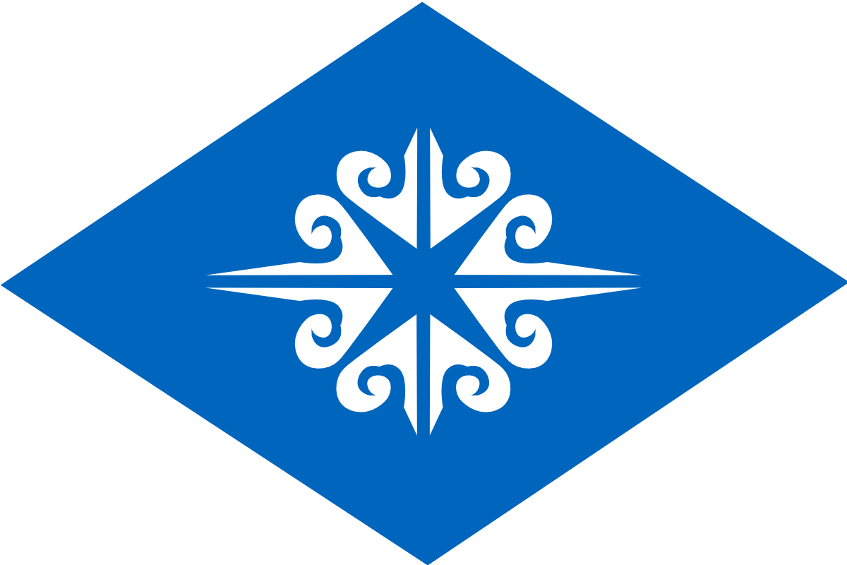 蘇格蘭旗得到的靈感，改了藍色的色調，加入白色原素。